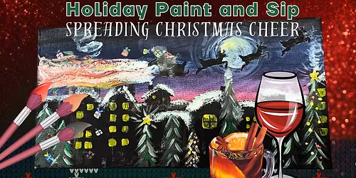 Paint and Sip - Christmas Canvas