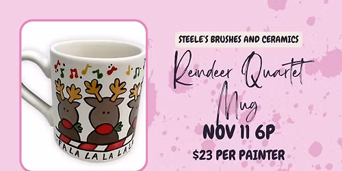 Reindeer Quartet Mug