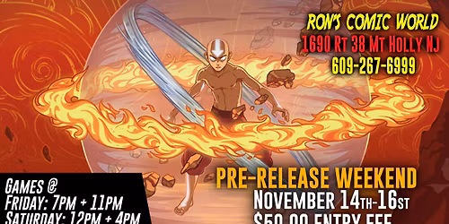Ron's Comic World MTG X Avatar the Last Air bender Prerelease Weekend
