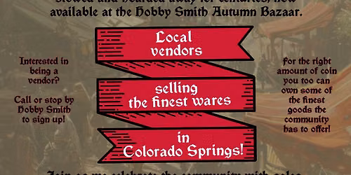 Hobby Smith Autumn Bazaar