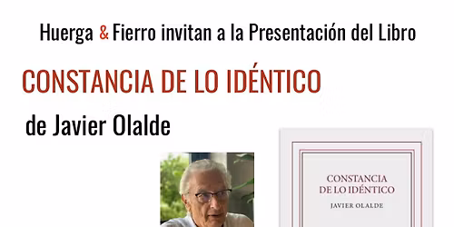 Presentaci\u00f3n de CONSTANCIA DE LO ID\u00c9NTICO
