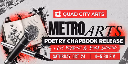 Metro Arts Poetry Chapbook Release - Live Reading & Book Signing