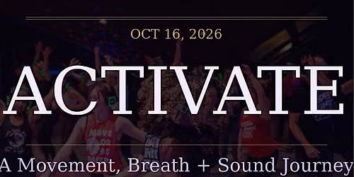 ACTIVATE: A Movement + Sound Journey with DJ Taz Rashid
