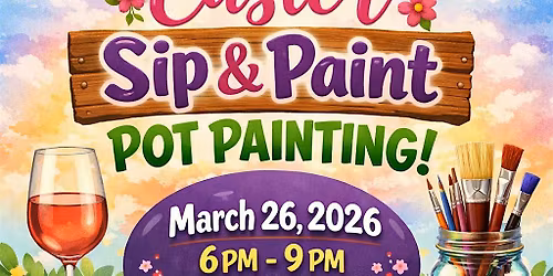 SIP & PAINT \u201cpot painting \u201c
