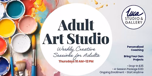 Weekly Art Studio Class for Adults