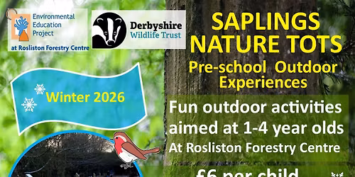 Saplings Nature Tots Preschool Outdoor Experiences at Rosliston Forestry Centre