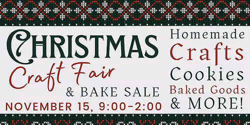 Christmas Craft Fair & Bake Sale