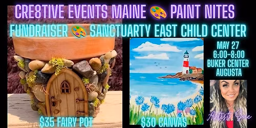 Paint Night FUNdraiser- Sanctuary East Child Center- Buker Center AUGUSTA