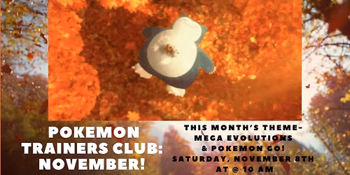 Pokemon Club- November! 