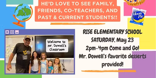 Mr. Dowell\u2019s SURPRISE Retirement Party!\ud83c\udf89 