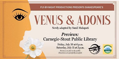 Fly-By-Night Productions: FREE PREVIEW "Venus & Adonis"