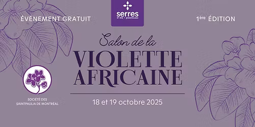Salon de la Violette Africaine | Première édition