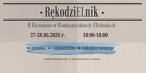 R\u0119kodziELnik - II Kiermasz w Kamieniczkach Elbl\u0105skich