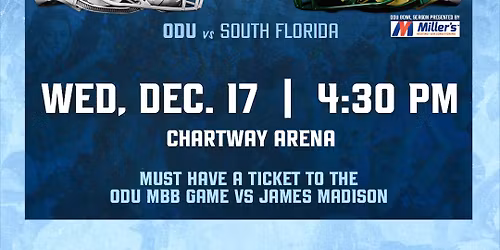 Old Dominion Lady Monarchs Women's Basketball vs. Georgia Southern Eagles