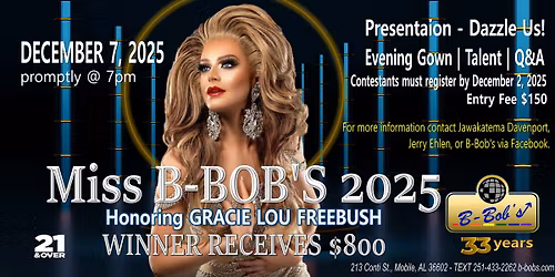 Miss B-Bob's FI Pageant 2025