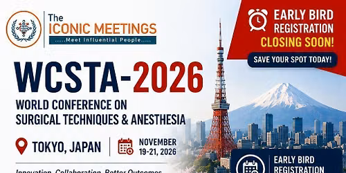 World Conference on Surgical Techniques &amp; Anesthesia