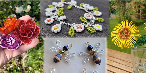Beaded dragonflies at the Crafty Cottage