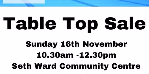 Table Top Sale