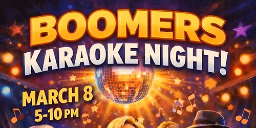 BOOMERS ROCK KARAOKE NIGHT