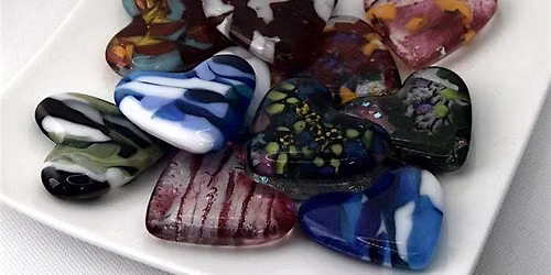 Fused Glass Heart workshop