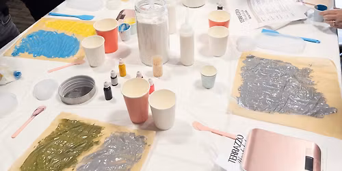 Terrazzo tray and heart dish workshop