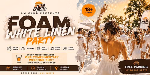 Foam White Linen Party