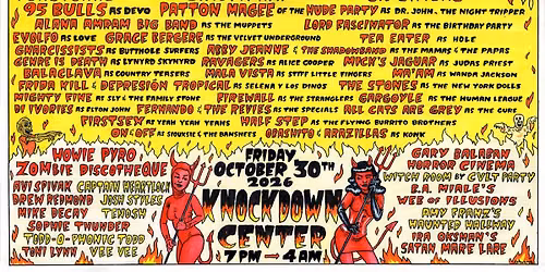 NY Night Train 21st Annual HAUNTED HOP! Oct 30 Edition w\/LEMON TWIGS,SWAMP DOGG,SHEER MAG,JACUZZI B