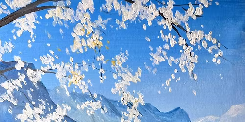 Join Brush Party to paint 'Blossom Bay' - Welwyn Garden Central