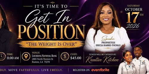 Get In Position \u201c The Weight Is Over\u201d