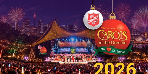 The Salvation Army\u2019s Carols in the Domain 2026