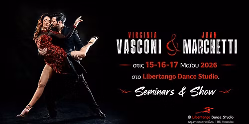 \ud83d\udd25 Virginia Vasconi & Juan Marchetti \u03c3\u03c4\u03b7\u03bd \u0391\u03b8\u03ae\u03bd\u03b1,15\/16\/17 \u039c\u03b1\u0390\u03bf\u03c5 !\ud83d\udd25 