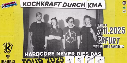 Kochkraft durch KMA | 7.11.25 VEB Kultur im Bandhaus Erfurt