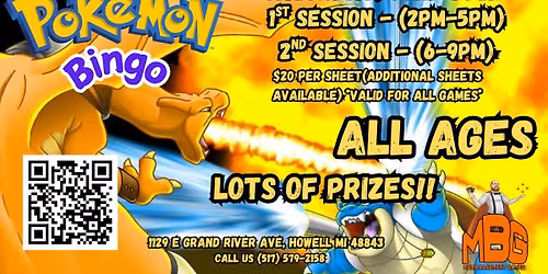 MBG June 27th Pokemon Bingo!