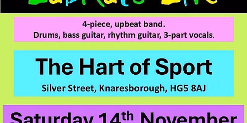 Live @ The Hart of Sport - Knaresborough