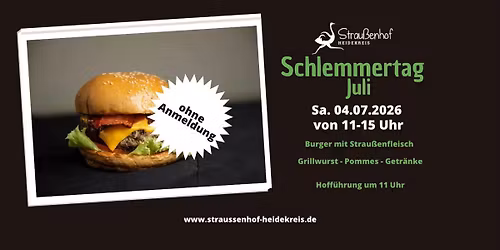 Schlemmertag - 04. Juli 2026