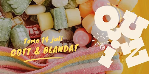 QUIZ p\u00e5 Innerg\u00e5rden - 14 juli - Gott & Blandat