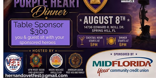 VIP Purple Heart Dinner