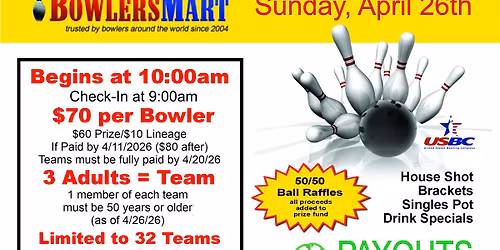 9TH ANNUAL ROCKFORD AREA SCRATCH TRIO TOURNAMENT