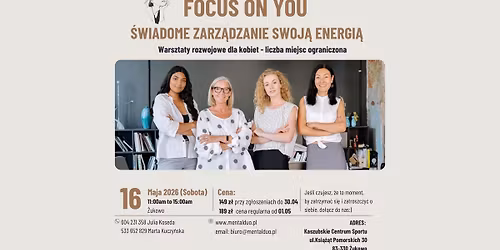 FOCUS ON YOU \u015awiadome zarz\u0105dzanie swoj\u0105 energi\u0105