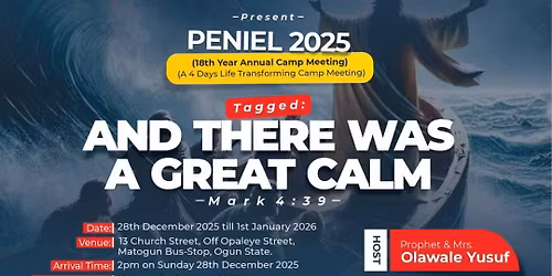 PENIEL ANNUAL camp meeting 