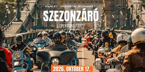 HARLEY-DAVIDSON BUDAPEST SZEZONZ\u00c1R\u00d3 & OPEN ROAD PARTY \ud83d\udd25\ud83c\udfcd\ufe0f