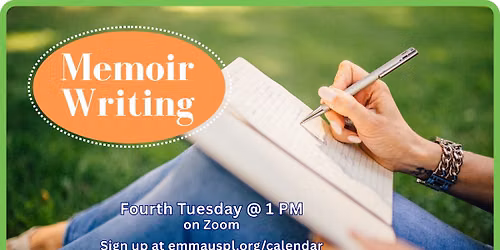 Memoir Writing (on Zoom)