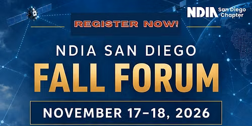 NDIA San Diego Defense and Industry Fall Forum 2026-ATTENDEE REGISTRATION