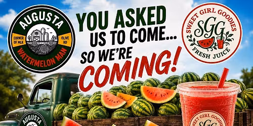 Augusta watermelon man pop up produce stand in Conyers 