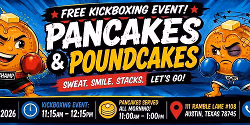 FREE Kickboxing Class & FREE Pancakes! \ud83e\udd4a+ \ud83e\udd5e