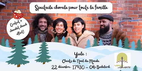 GRATUIT - Yule chants de No\u00ebl du Monde!
