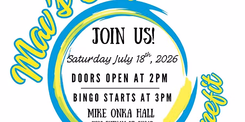 Mav\u2019s 6th Annual Bingo & Raffle Benefit