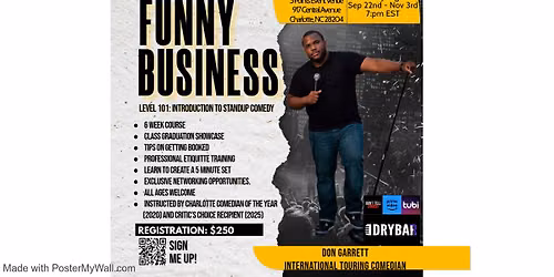 Funny Business 101: Intro to Standup Comedy