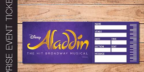 Aladdin at Gas South Theater