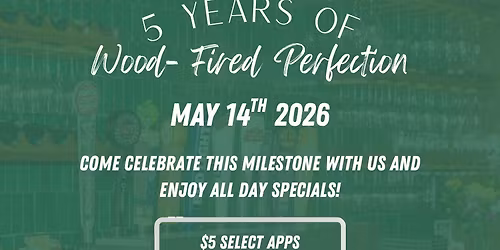 5 Year Anniversary!